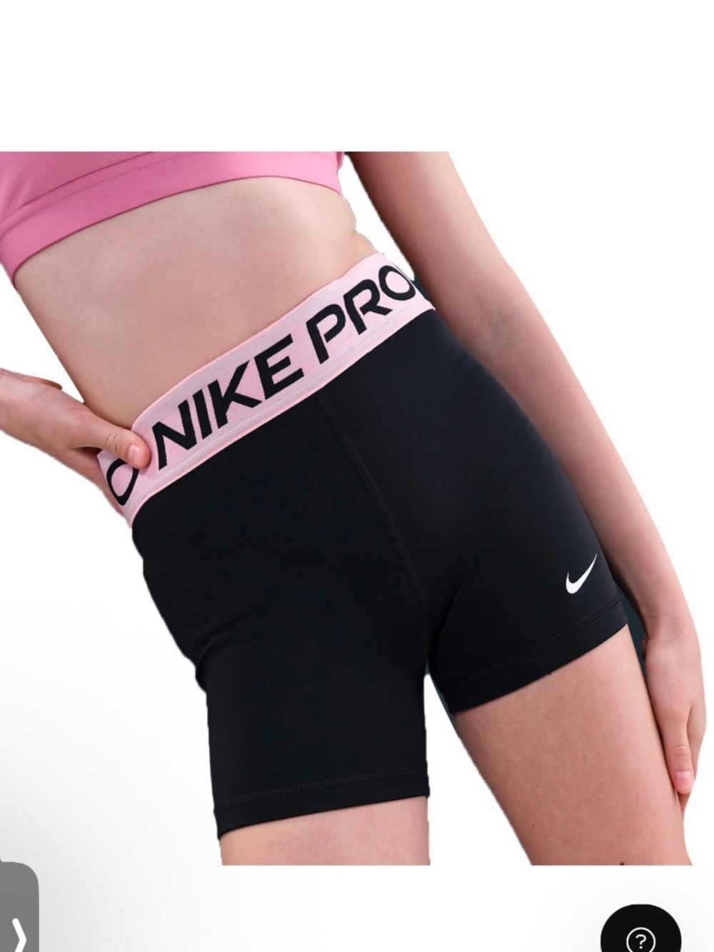 NIKE KIDS PRO SHORT LEGGINGS
